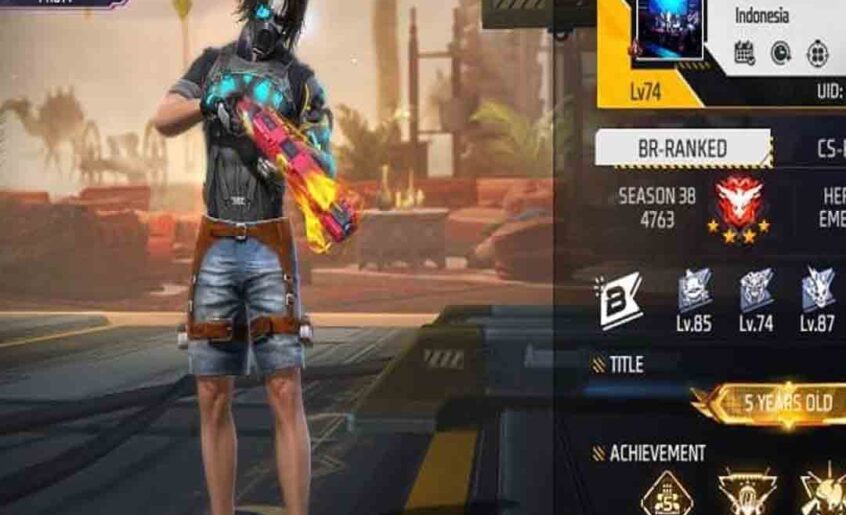 Login Akun FF Sultan Sudah Tidak Terpakai Full Skin
